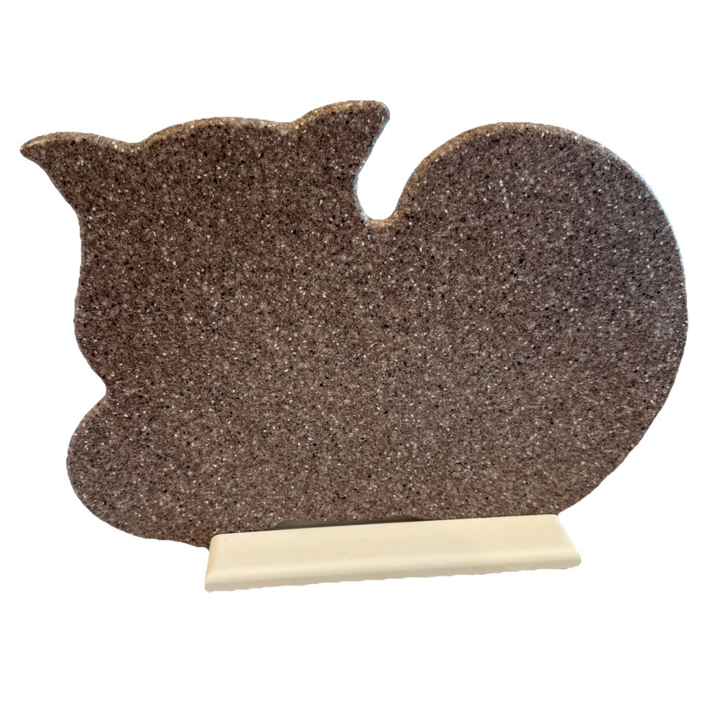 Cat Shaped Corian Cutting Board‎ • Charcuterie Trivet • Kitchen Decor 14 X 10"